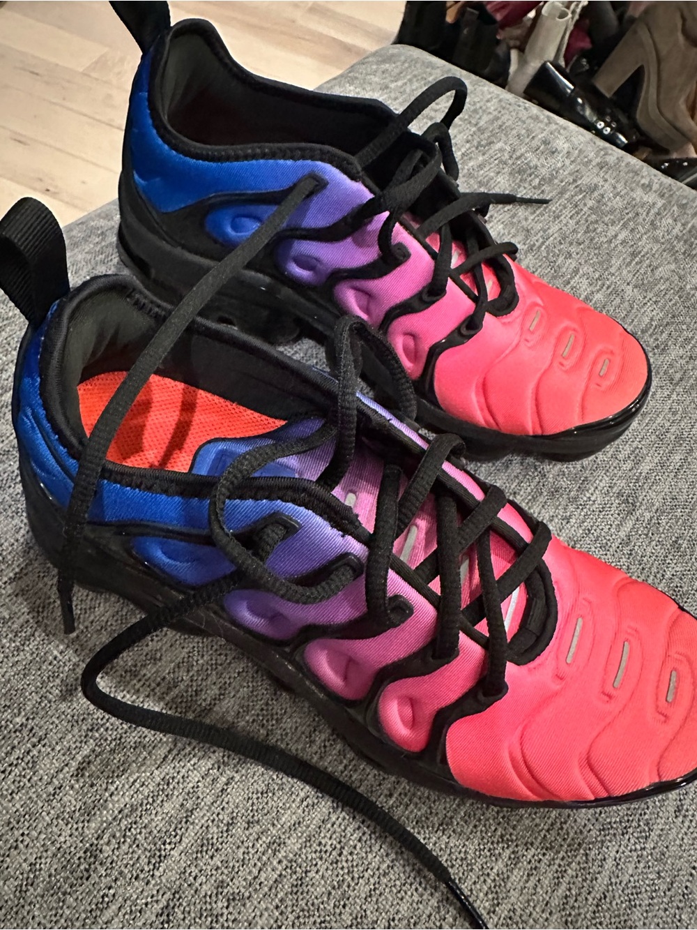 Nike Ombre Running Shoes - Pink, Purple, Blue & Black